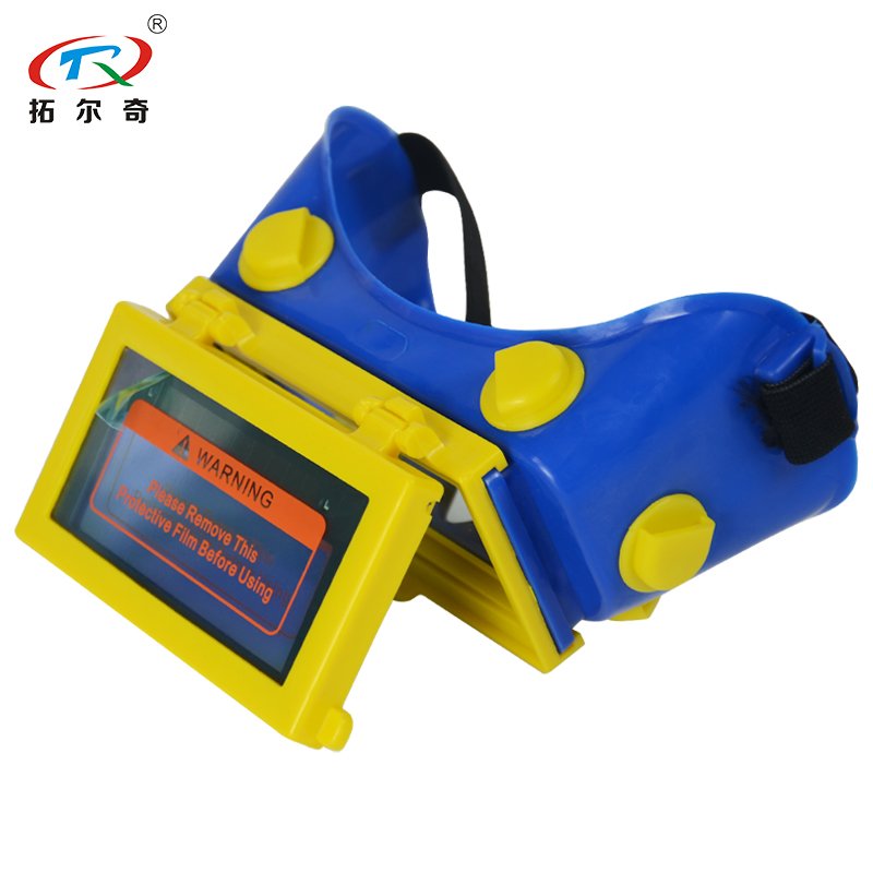 TRQ Welding Glasses Pro Manufacture Light Helmet Arc Sensor Auto Darkening Welding Goggles