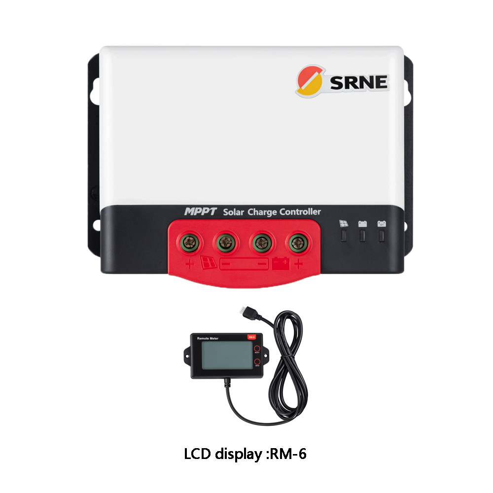 SRNE MC Series 20a 30a 40a 50a MPPT Solar Charging Controller 12V24VDC for Lithium Batteries Solar Regulator