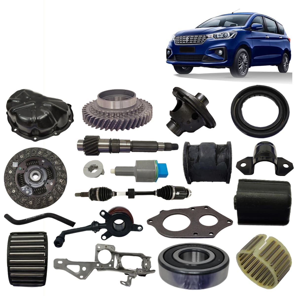 Suzuki Ertiga Auto Parts - Module Front Grill Accessories Pump Head Cylinder Headlight Alternator Arm Rest Driveshaft Tail Light
