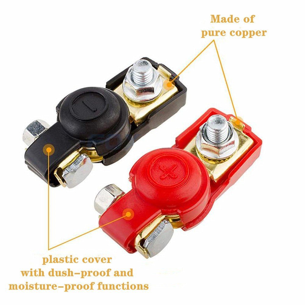 Auto Battery Copper Plating Clamp Terminal Iron Galvanized Car Battery Binding Post Terminal