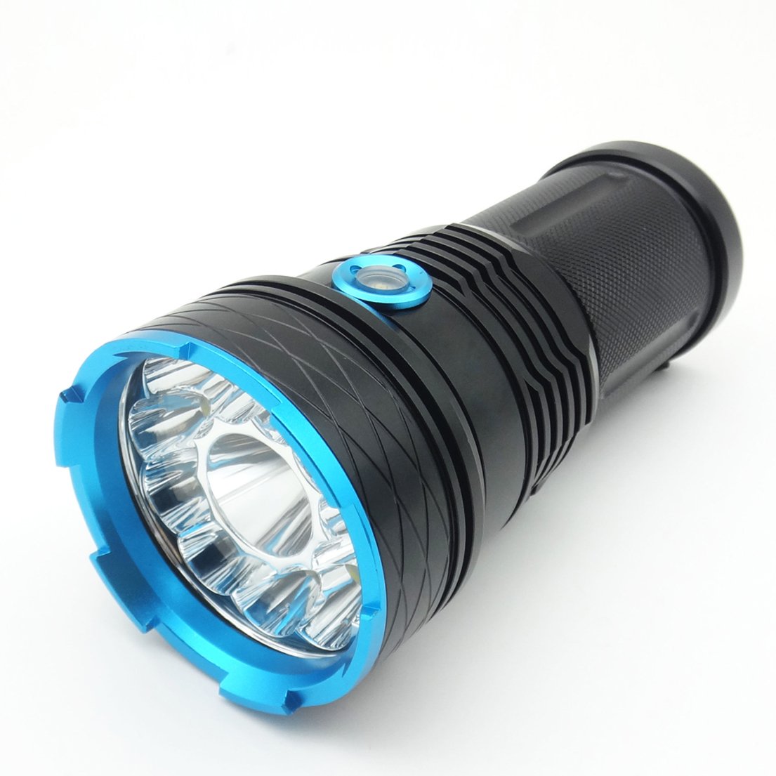 Severe Cold 25000 Lumen Powerful 18650 Battery Flashlight King 12 T6 LED Flash Light Torch Lamp Hunting Camping Light