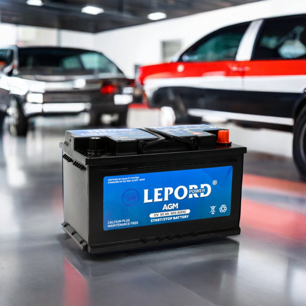 L4 AGM 80 Auto Battery 12V High Quality Car Battery for Vehicles Agm Mf Start Stop Battery