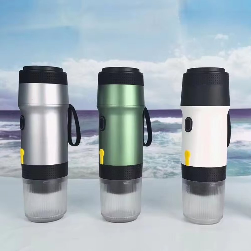 Professional Express Espresso Coffee Maker Machine Commercial Automatic Car Hotel Outdoor Portable USB Electric Battery