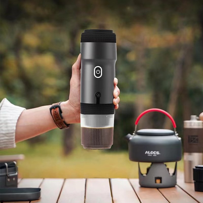 Professional Express Espresso Coffee Maker Machine Commercial Automatic Car Hotel Outdoor Portable USB Electric Battery