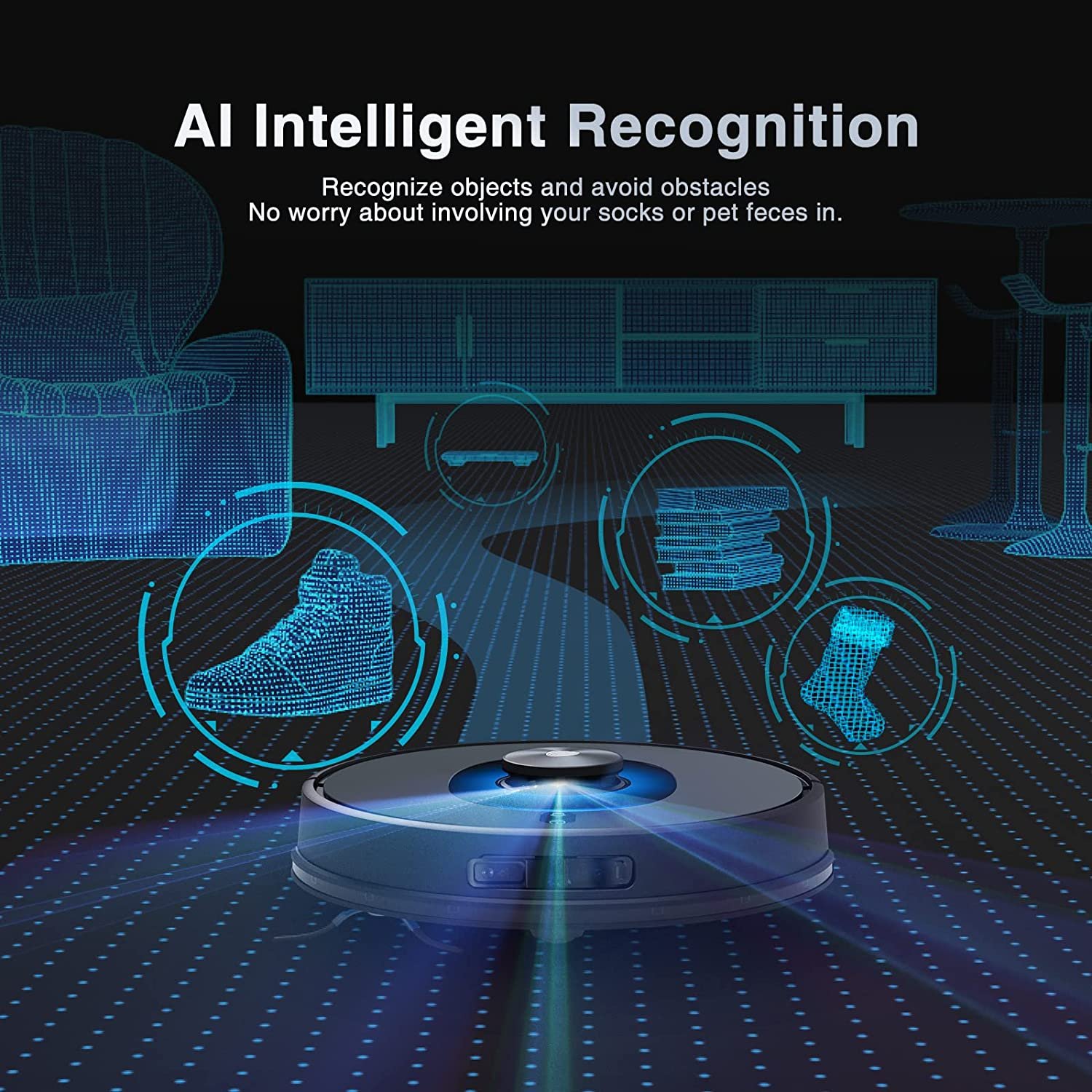 SL60 Carpet Intelligent Electric 6000pa 14.8v Li Ion Battery Mop Uk Wet Best Dropship Home Wifi Europe 2022 Robot Vacuum Cleaner