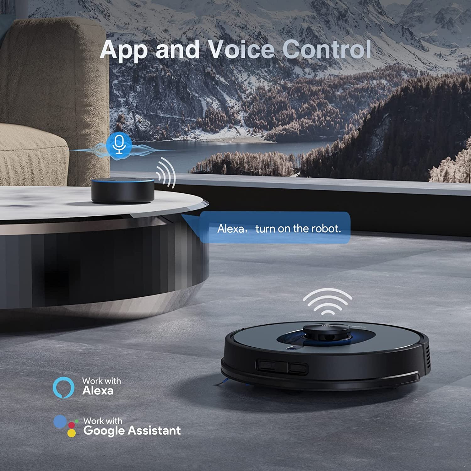 SL60 Carpet Intelligent Electric 6000pa 14.8v Li Ion Battery Mop Uk Wet Best Dropship Home Wifi Europe 2022 Robot Vacuum Cleaner