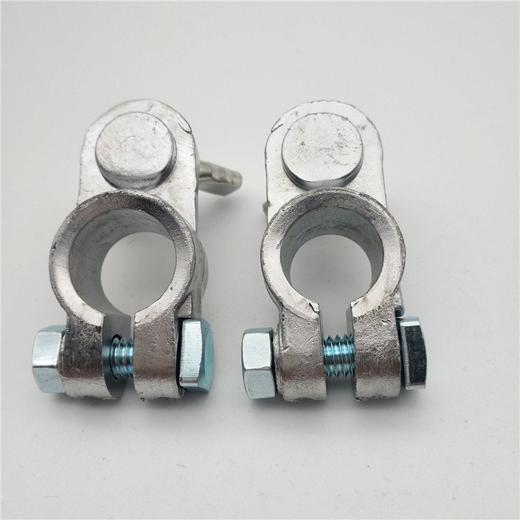 Chinese Factory Wholesale Car Battery Terminal Black and Red Battery Clip Connector Positive and Negative Poles