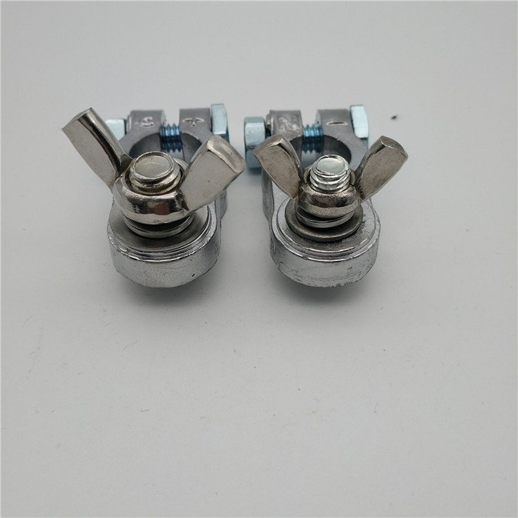 Chinese Factory Wholesale Car Battery Terminal Black and Red Battery Clip Connector Positive and Negative Poles