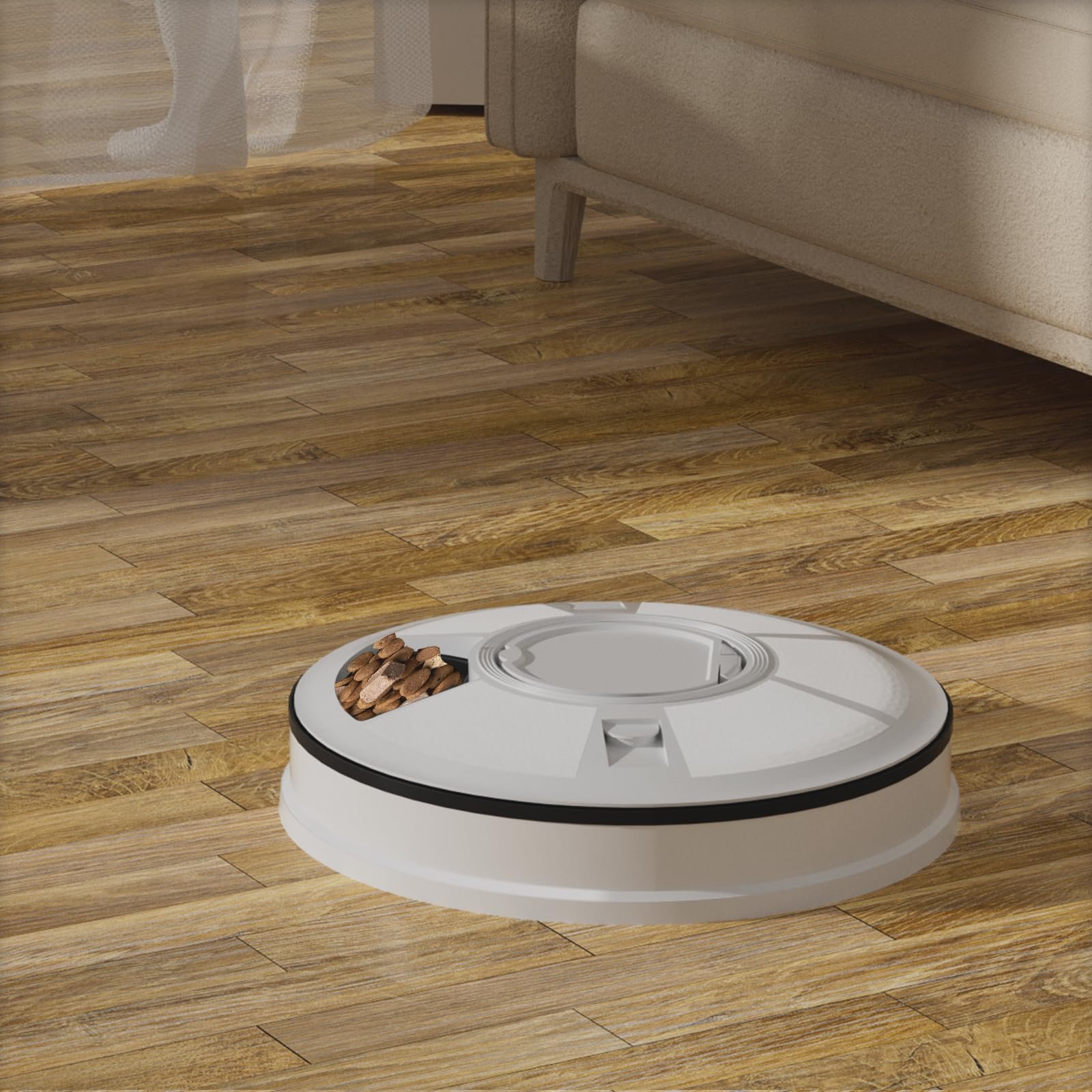 6 Meal Pet Feeder for Wet Food and Dry Food Timed Auto Pet Digital Dispenser Automatic Cat Feeder