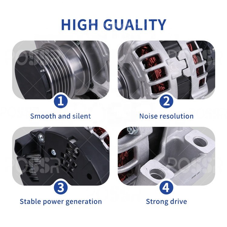 POSSR LR067840 Auto Engine System High Quality Car Parts Alternator For Land Rover RANGE ROVER EVOQUE 2.0 LR031027
