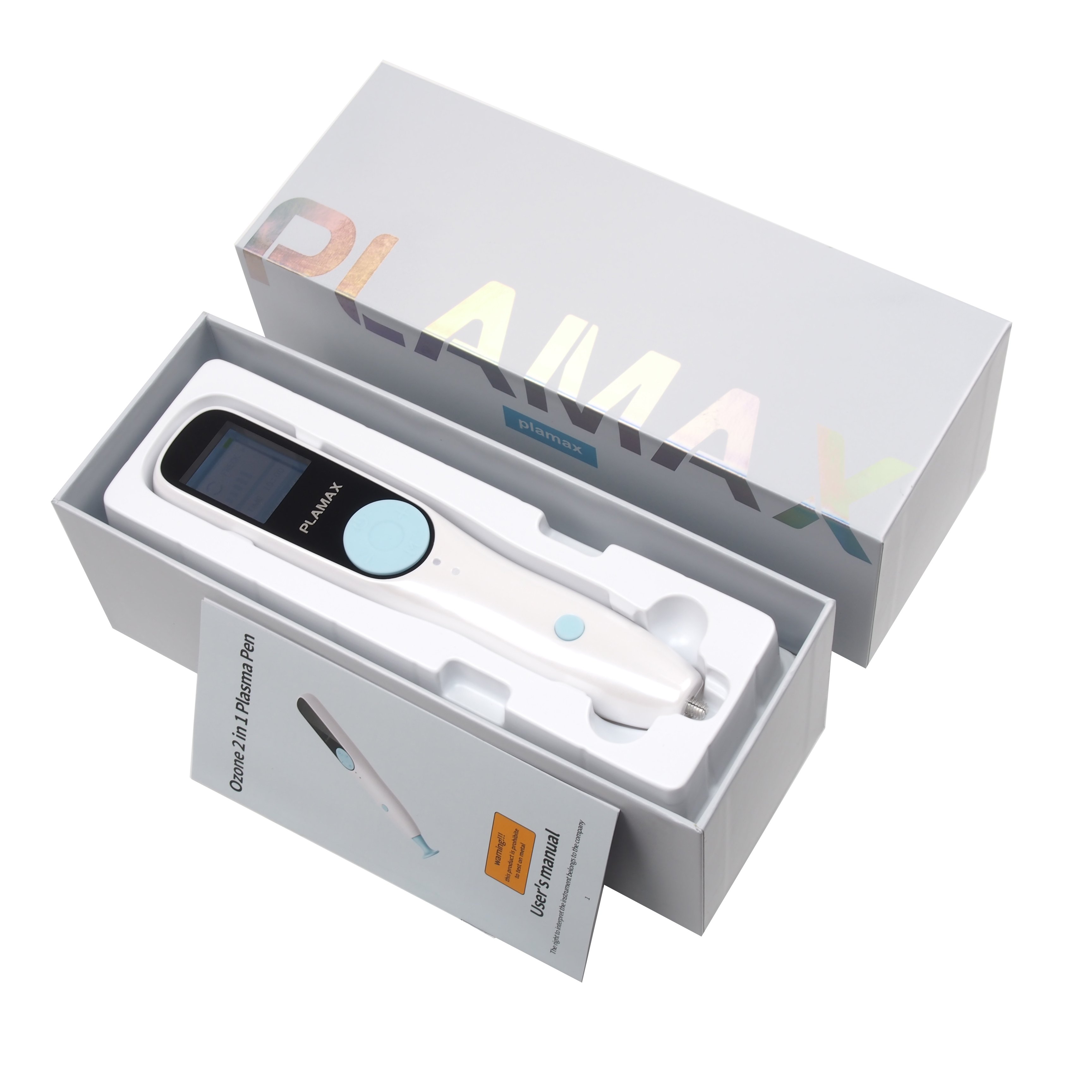 Plamax 2 in 1 Ozone Plasma Shower Acne Treatment Auto Mole Removal Beauty Salon Eyelid Lifting Fibroblast Plasma Pen