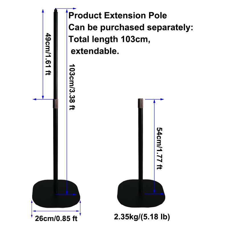 Igracelite 1Pcs IP65 1.2M LED Tube Uplights Battery Wireless Dmx 360 Degree LED Pixel Tube Light