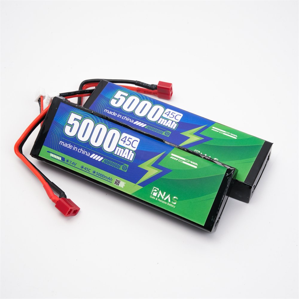 International High-Performance Rc Automotive Battery 5000Mah 7.4V Lipo High Magnification 45C Battery