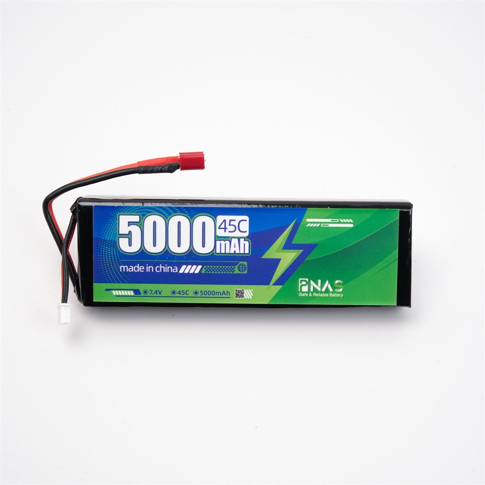 International High-Performance Rc Automotive Battery 5000Mah 7.4V Lipo High Magnification 45C Battery