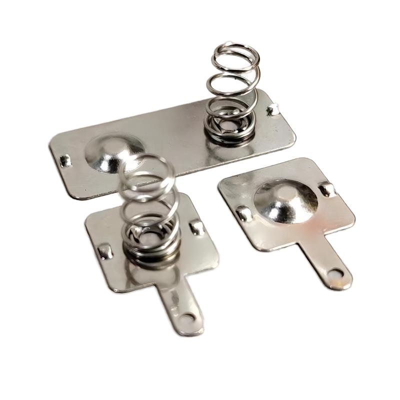 ISO9001 Certificate Galvanizing Stainless Steel Battery Terminal Spring AA Battery Contact