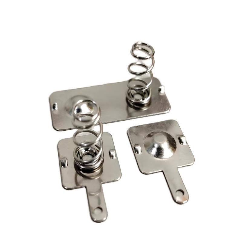 ISO9001 Certificate Galvanizing Stainless Steel Battery Terminal Spring AA Battery Contact