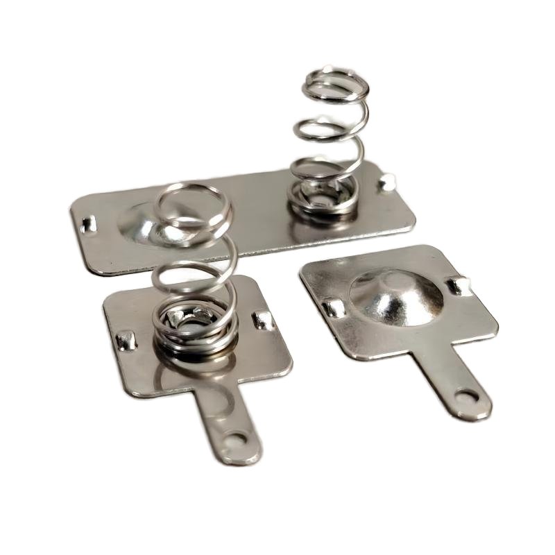 ISO9001 Certificate Galvanizing Stainless Steel Battery Terminal Spring AA Battery Contact