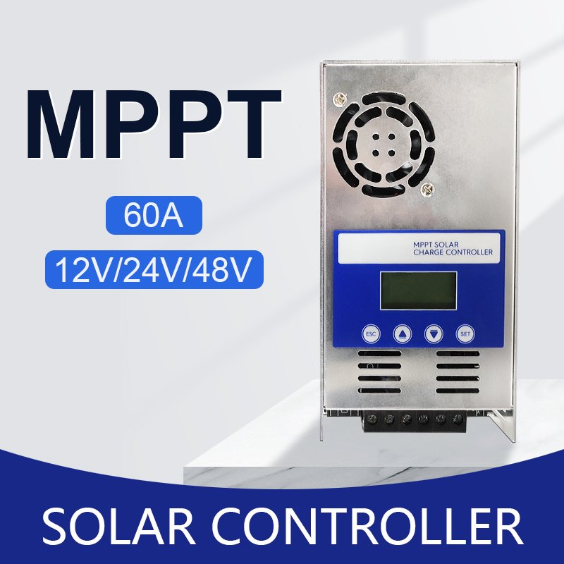 SUYEEGO 12v 24v 36v 48v Auto 40A 60A Solar Charge Controllers Regulator for Solar Ernergy System Use for Lithium GM Batteries