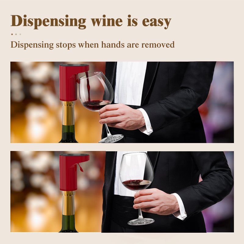 Auto Touchless Automatic Electric Bottle Pump Drink Whiskey Alcohol Shot Wine Liquor Dispenser