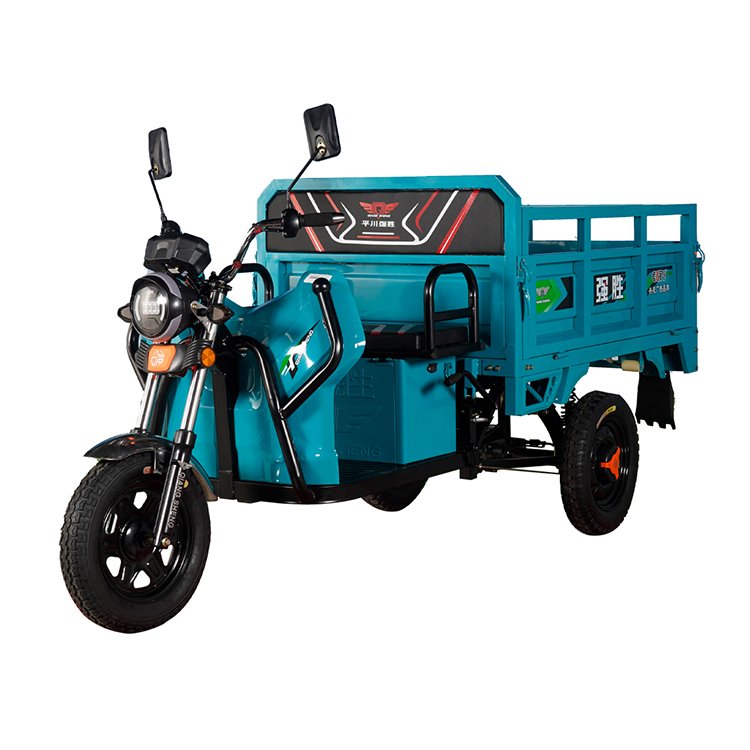 Factory Electric 3-Wheel Auto Battery Operated Cargo Loader Motorized Electric Tricycle Dump Trimoto Electric