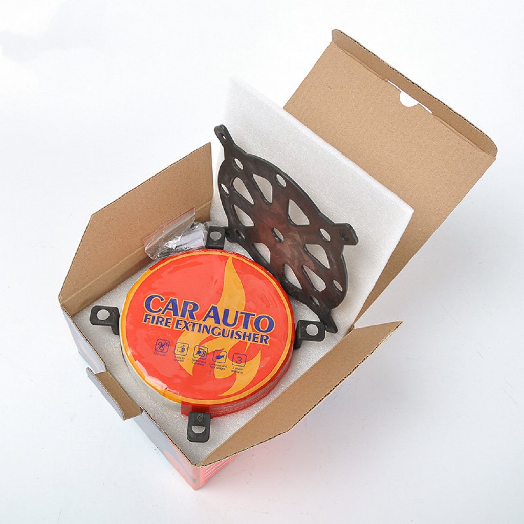 Circular Portable Automatic Dry Powder Fire Extinguisher for Automobiles