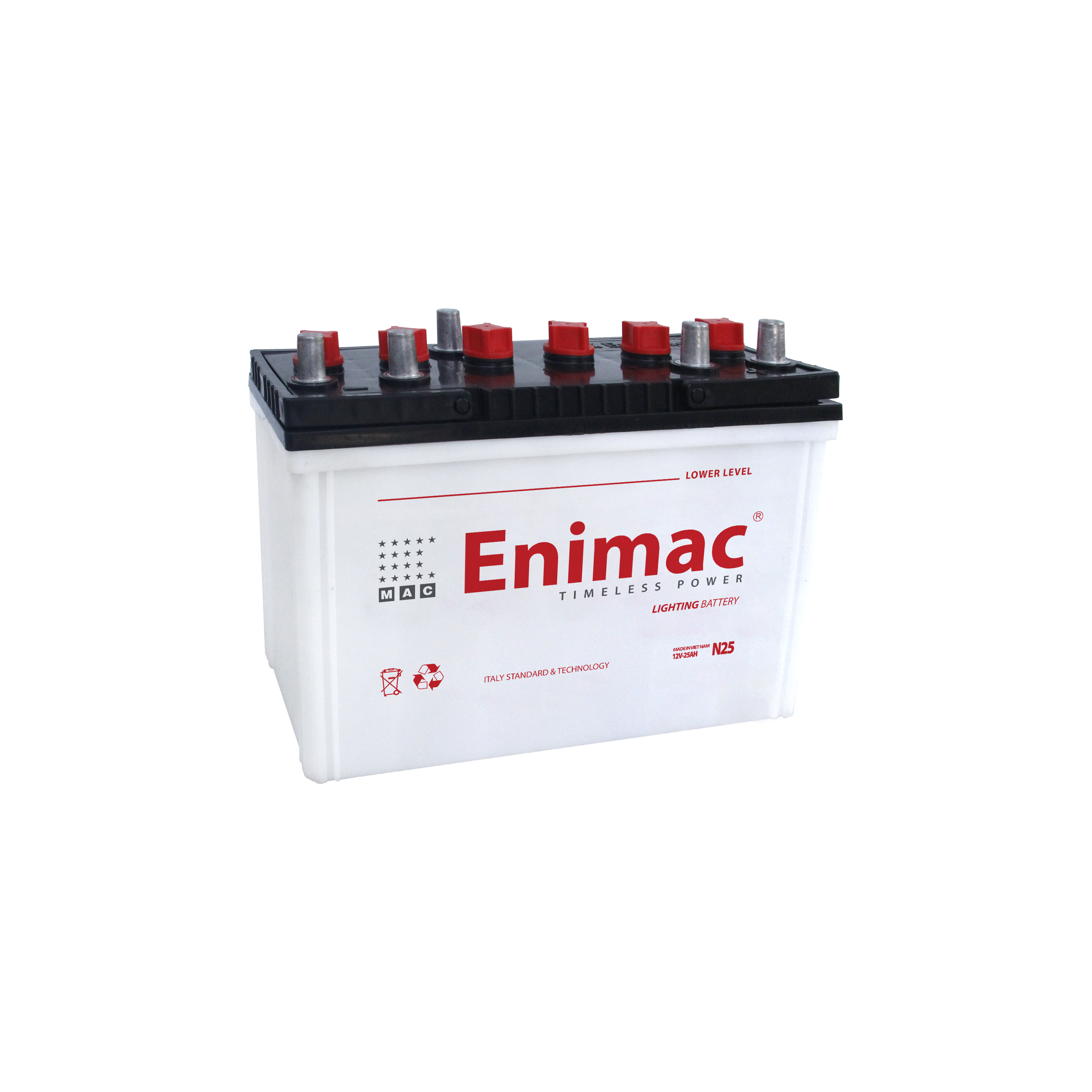 Wholesale Vietnam N25 (2Post) Italian Standard Dried Battery Long Life Strong Current Good Performance Cars Motors Lead Acid New