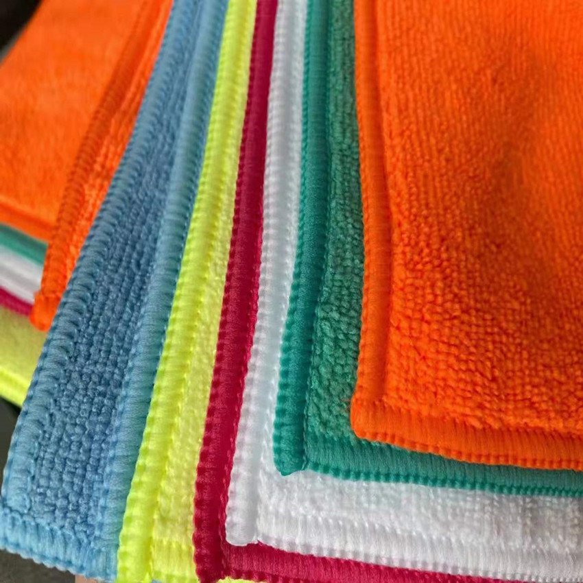 2024 New 80% Polyester Cleaning Towel Polishing Car Microfiber Cloth Car Kitchen Cleaning Micro Fibre Cleaning Cloth