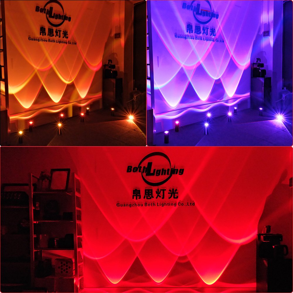 Both Lighting Chroma Cannons Ape RGBAW UV 6in1 LED Battery Labs Uplights Effect for Wedding DJ Party Event up Lighting Effects