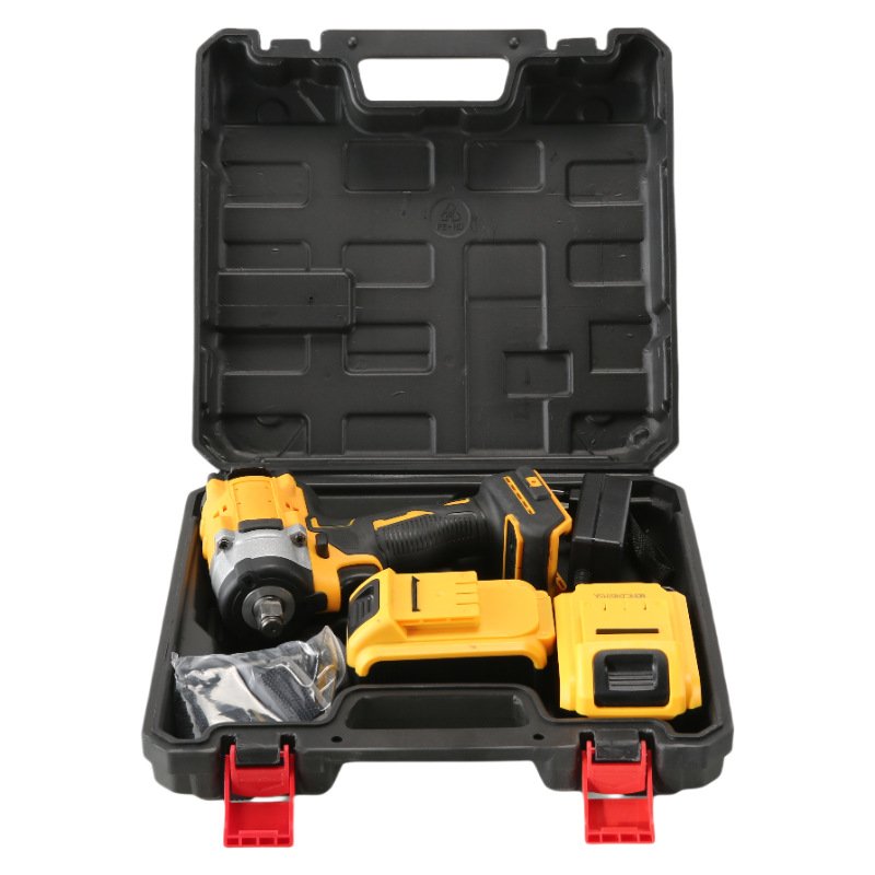 21V DIY Grade Brushless Electric Wrench Impact Car Pedicure Hand Frame Carpentry Sleeve Wind Cannon Lithium Charging Battery