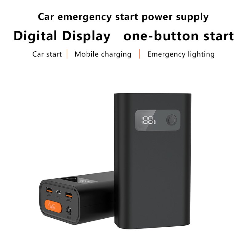 2021 Multifunctional Carjumpstarter Hand-held Auto Jump Starter 12V Jump Starter Emergency Tools