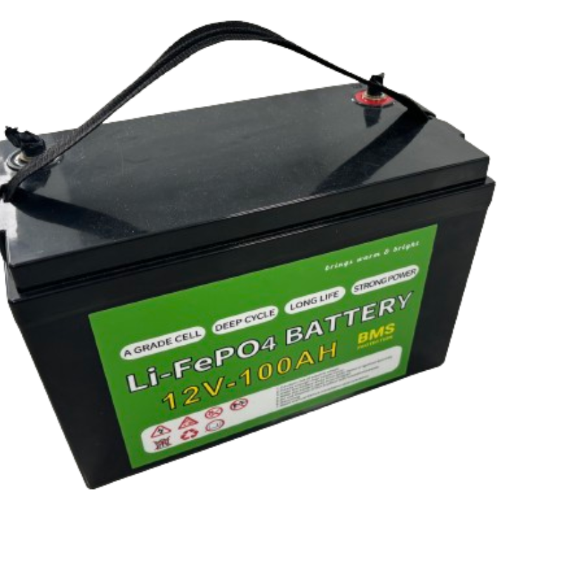 Customized 8-10 Year Industrial 12V 100Ah Home Energy Storage System Li-Ion Lifepo4 Cell Lithium Battery