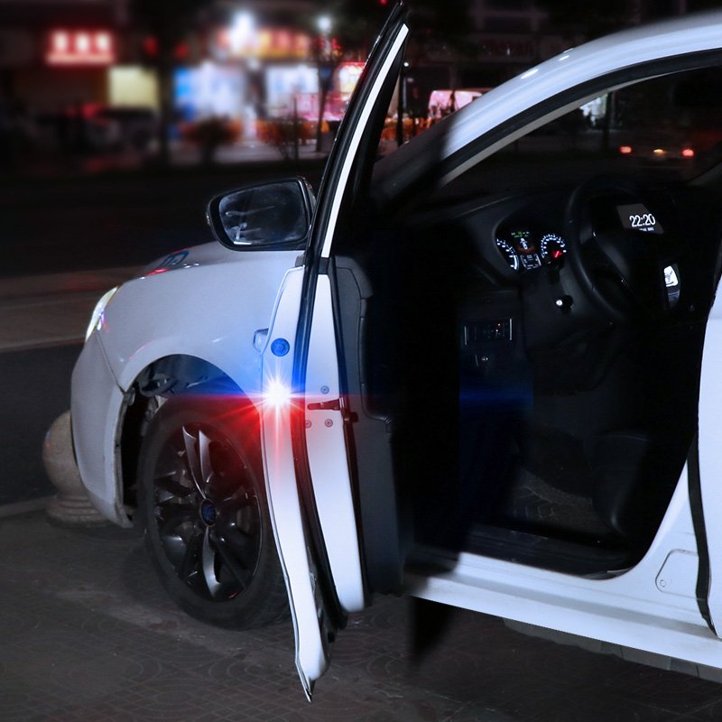 PUERXIN Vehicle Warning Light Wireless Magnetic Rechargeable Emergency Strobe Led Auto Lamp Laser Signal Car Door Warning Light