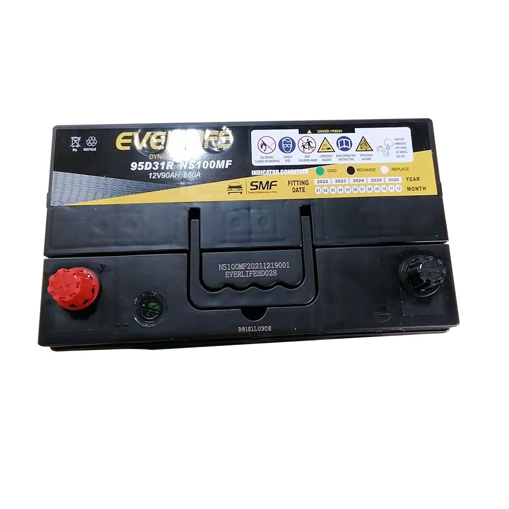 12V 100AH MF N100 Car Battery With Excellent Quality 12V100AH Starter Lead Acid Battery Factory Price