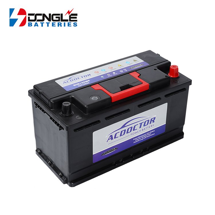 Dongle New Lunched Maintenance Free 760A 19 Plates DIN100MF 12v 100Ah Lead Acid Car Battery