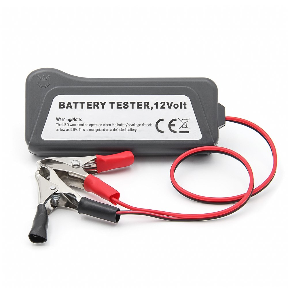 Automotive 12V Digital Electronic Battery Votage Tester Alternator 6 LED Light for Cars and Motorcycle Box Package