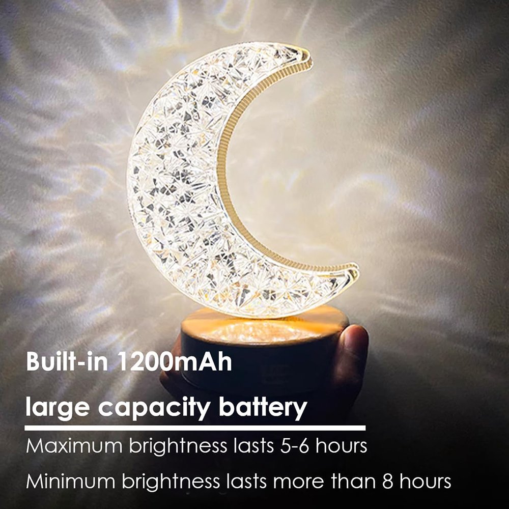 Moon Table Lamp Night Light Touch White Warm Neutral Night Light USB Charging Home Decor Night Light