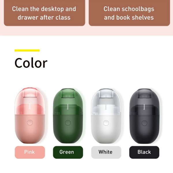 Portable Mini Wireless Handheld Vacuum Cleaner for Home Desktop Cleaning Cordless Auto Vaccum Cleaner