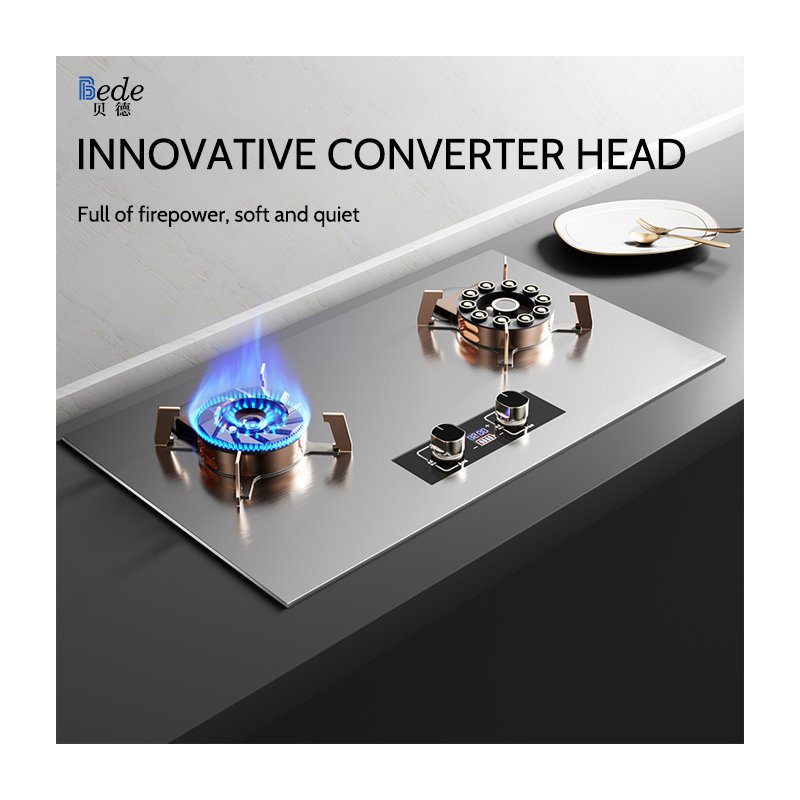 Hot Selling Gas Cooker LPG Smart Gas Cooktops Glass Top Battery Ignition 2 burner Gas Stove for Kitchen