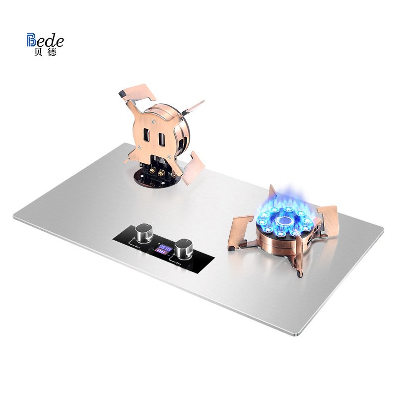 Hot Selling Gas Cooker LPG Smart Gas Cooktops Glass Top Battery Ignition 2 burner Gas Stove for Kitchen