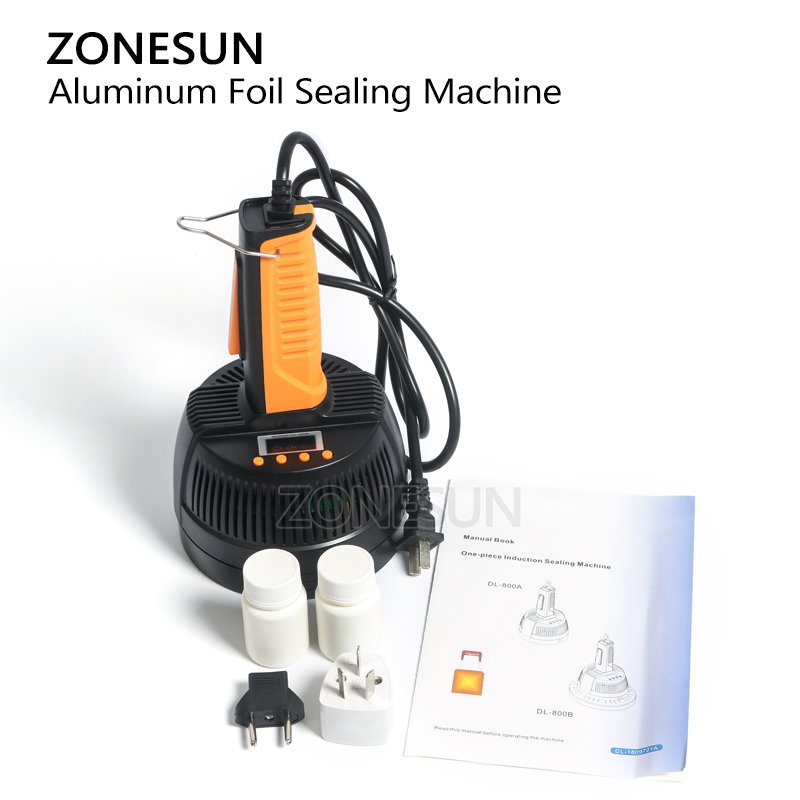 ZONESUN Hand Held Electromagnetic Induction Sealer Bottle Sealing Machine Aluminum Foil Plastic Capping Machine