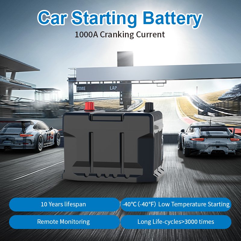Maintenance Free 12V Start Stop Auto Battery JIS DIN Standard AGM Car Battery Aug Car Start Stop Lifepo4 Battery
