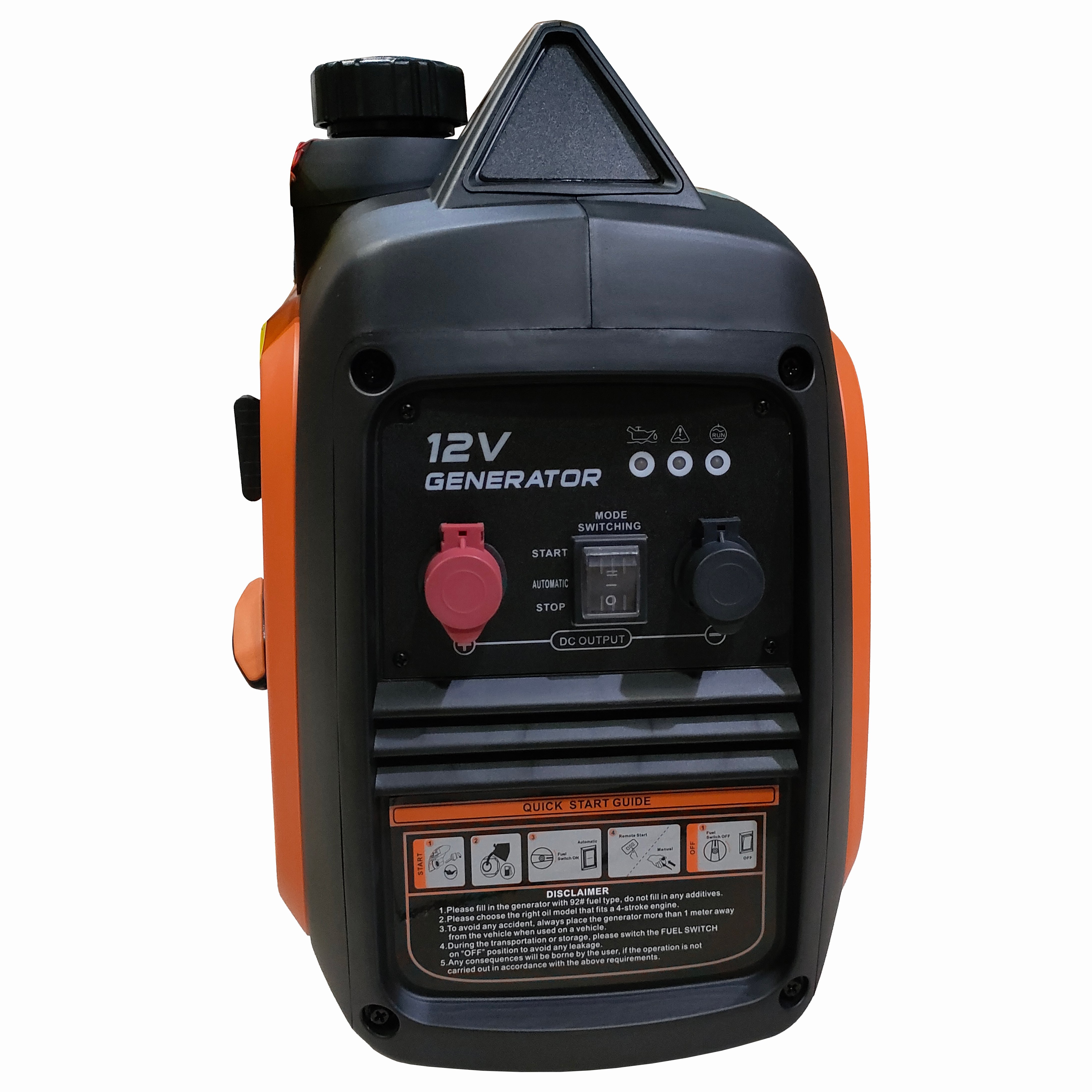 Discount DC 12V Silent Portable Gasoline Generator 50db for RV Truck Air Conditioner AC.501.036 Easy to Carry ACTECmax on Sale