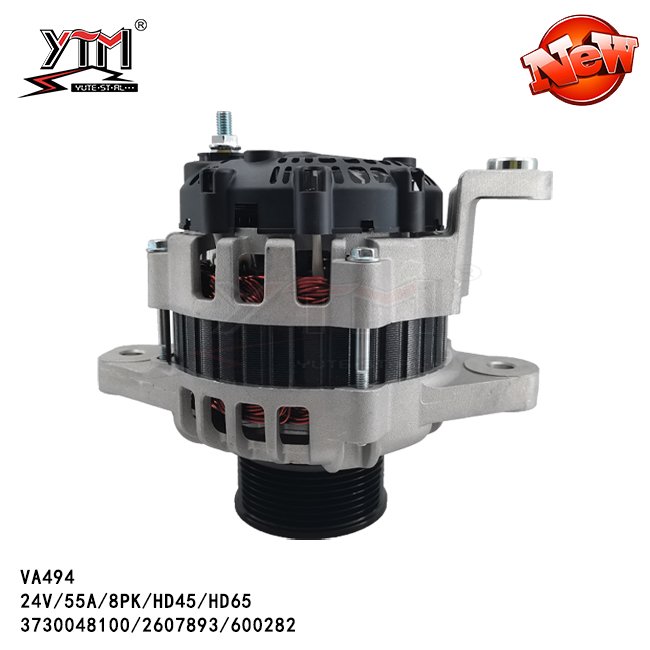 VA494 Alternator 24V 55A 8PK For Hyundai HD45/HD65 3730048100 2607893 600282