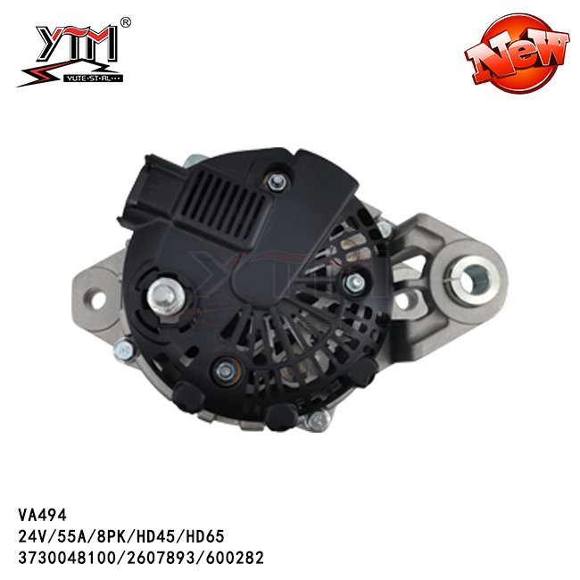 VA494 Alternator 24V 55A 8PK For Hyundai HD45/HD65 3730048100 2607893 600282