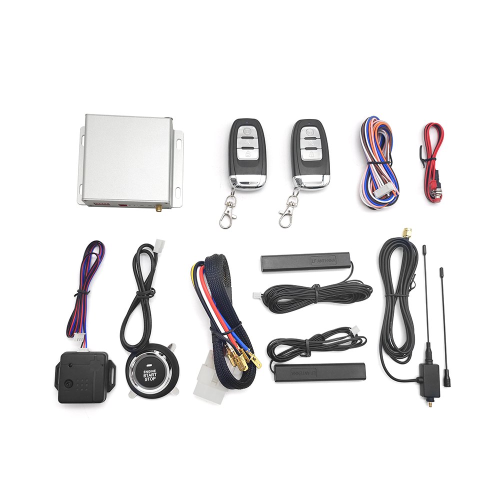 Remote Control Universal 12V Car Engine Start One Button Start Stop Auto start PKE Keyless Entry System