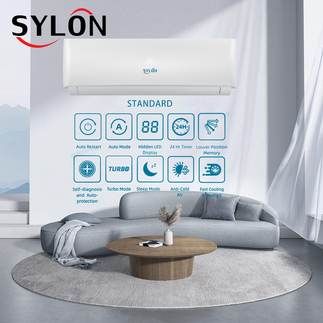 T1/T3 9000-30000Btu Split Unit Air Conditioners 220V 50Hz Cooling Heating R32/R410a Gas Inverter Mini Split Ac With Wifi Control