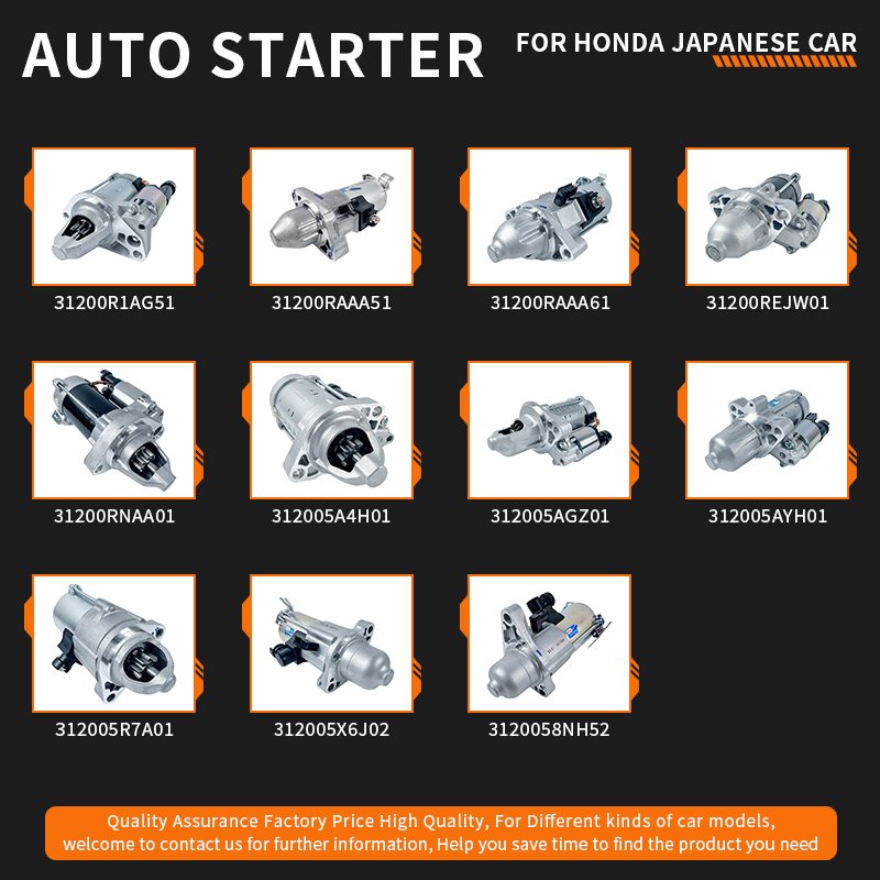 31200RNAA01 Auto Parts Starter Car Motor for honda CIVIC VIII Hatchback 1.8 FN1 FK2 31200-RNA-A01