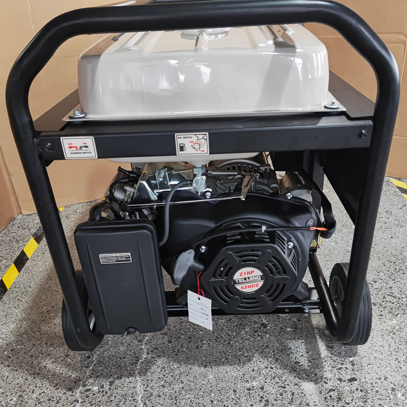 Portable 9.5kw/10 kw Gasoline Petrol Generator Manul or Electric Start 400V/230V for Household Emergency and Outdoor Commercial