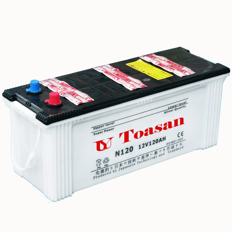 Toasan Advanced 12V 120AH Exide Battery Prices JIS Dry Auto Car Battery -N120