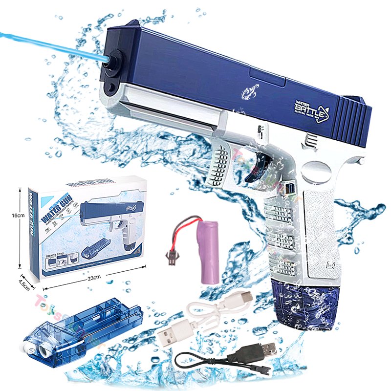 China Hot Auto Rechargeable Courtyard Water Pellet Gun Electric Toy Manufactures Bulk Sea Gift Realistic Water Gun for Wholesale